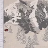 SCHÖNER LEBEN. Tischdecke Skifahrer Winterlandschaft natur Produktbild-Vorschau 5