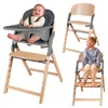 LIONELO Megan Chaise haute en bois, évolutive de 6 mois à Voir les images du produit 1