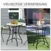Outsunny Gartentisch Mosaiktisch Balkontisch Beistelltisch Produktbild-Vorschau 6