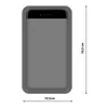 Pouzdro na smartphone Bertoni, z ekologické plsti, 105x195 Náhled obrázku produktu 3