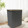 Cesto portabiancheria pieghevole con coperchio, 3 Anteprima dell’immagine prodotto 4