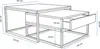 Idohome - Couchtisch 2er Set Glastisch 2in1, mit Schublade Produktbild-Vorschau 7