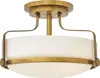 Lampa sufitowa Harper stary mosiądz 3xE27x60W szkło Podgląd zdjęcia produktu 1