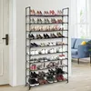 Étagère à chaussures 10 niveaux rangement à chaussures Voir les images du produit 2