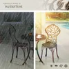 tectake® Bistroset Lyon für 2 Personen, wetterfestes Produktbild-Vorschau 5