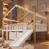 Halfhoogslaper 120x200 cm, kinderbed in de vorm van een Productafbeelding-voorbeeld 4