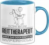 Reittherapeut Geschenk Tasse Ich Bin Reittherapeut Aber Sag Produktbild-Vorschau 1