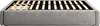A bed frame with wooden slats. Produktbild-Vorschau