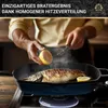 KAISERTAL® Grillpfanne - 26cm Premium Grillpfanne Gusseisen Produktbild-Vorschau 5