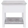 Beistelltisch Grau 40x40x40 cm Paulownia Holz , Produktbild-Vorschau 3