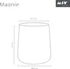 MSV®  Zahnputzbecher „Maonie“, edler Zahnbürstenhalter für Produktbild-Vorschau 4