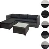 Poly-Rattan Garnitur HWC-F57, Balkon-/Garten-/Lounge-Set Produktbild-Vorschau 9