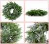 Hochwertiger Türkranz Thuja Ø40cm - Klassischer Türkranz - Produktbild-Vorschau 4