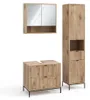 Badmöbel-Set Vicco Eliza Viking Oak 3 Teile, Model 59690 Produktbild-Vorschau 1