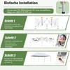 COSTWAY 3x6m Faltpavillon, Pavillon mit Rädern, UV-Schutz Produktbild-Vorschau 7