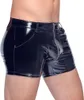 Black Level - Pánské černé lesklé boxerky se zipem XL Náhled obrázku produktu 3