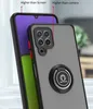 A close-up shot of a smartphone case with a ring holder, highlighting its protective features. Produktbild-Vorschau