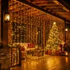 3x3M Lichtervorhang Innen Deko Weihnachten LED Lichterkette Produktbild-Vorschau 9