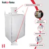 KOTARBAU® Veľké vrecia 90x90x160cm vrece na záhradný odpad Náhľad obrázku produktu 6