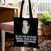 Mr. & Mrs. Panda Tote Bag Immobilienkaufmann Herz - Schwarz Produktbild-Vorschau 2