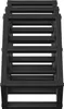 vidaXL Wijnrek, zwart, eikenhoutlook, 63 x 16,5 x 25 cm Productafbeelding-voorbeeld 6