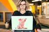 MuchoWow® Laptop Aufkleber Sticker Cover Schwein - Rosa - Produktbild-Vorschau 5