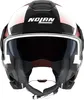 Kask Nolan N120-1 Ciclone z klapką, czarny/biały/czerwony, Podgląd zdjęcia produktu 3