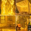3x3M Lichtervorhang Innen Deko Weihnachten LED Lichterkette Produktbild-Vorschau 3