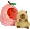 Capybara Plüschtier Kuscheltier 18cm im Früchte-Versteck Produktbild-Vorschau 1