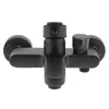 A black bathroom faucet is shown against a white background. Produktbild-Vorschau