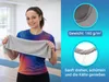 Kühlendes Sporthandtuch / Fitness Handtuch, 30x90 cm, grau Produktbild-Vorschau 4