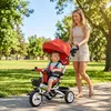 HOMCOM 6 in 1 Dreirad mit Schubstange, Kinderdreirad mit Produktbild-Vorschau 2