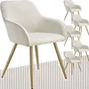 tectake® Esszimmerstuhl Marilyn gepolstert, in Cordoptik 58 Produktbild-Vorschau 10