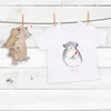 Mr. & Mrs. Panda Organic Baby Shirt Chinchilla Blume 6. - Produktbild-Vorschau 2