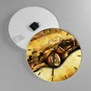 Wanduhr - Rund - Glasuhr - Auto Lenkrad Classic - 40x40cm - Produktbild-Vorschau 2