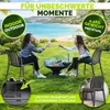 Lot de 4 chaises de jardin tillvex® empilables et Voir les images du produit 7