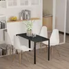 HOMCOM Table de salle à manger/de cuisine pour 4 personnes, Voir les images du produit 2