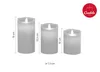 Candela Lights LED Kerzen 3er Set Stumpenkerze Rot Produktbild-Vorschau 3