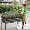 KING BIRD Hochbeet aus Metall, Frühbeet Bausatz Produktbild-Vorschau 4