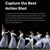 A sequence of images showing a dancer in motion, illustrating the concept of capturing action shots. Produktbild-Vorschau