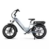 A studio shot of a gray electric bicycle against a white background. Produktbild-Vorschau