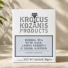 Krocus Kozanis Kräutertee Salbei Zitronenverbene Safran 18 g auf hellem Grund Produktbild-Vorschau