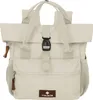 A cream-white mini backpack with a roll-top closure and a black buckle. Produktbild-Vorschau