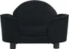 Hundebett Schwarz 66x40x45 cm Samt Produktbild-Vorschau 3