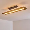 Volano »Volano« dimmbare Deckenlampe aus dunklem Holz und Produktbild-Vorschau 3