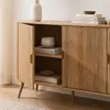 CALICOSY -  Sideboard mit 3 Türen in Eichenoptik und Produktbild-Vorschau 5