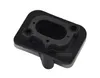A black plastic carburetor intake flange for a Fuxtec FX-MS152 / 4in1 brush cutter. Podgląd zdjęcia produktu
