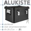 Aluminium Box mit Deckel Schwarz Alu Kiste Box Alukiste 30 Produktbild-Vorschau 2
