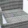 Juskys Polyrattan Gartenstühle Yoro 2er Set - mit Armlehnen Produktbild-Vorschau 18