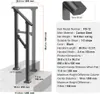 Ringhiera per scale con corrimano trasversale - 680 mm - Anteprima dell’immagine prodotto 7